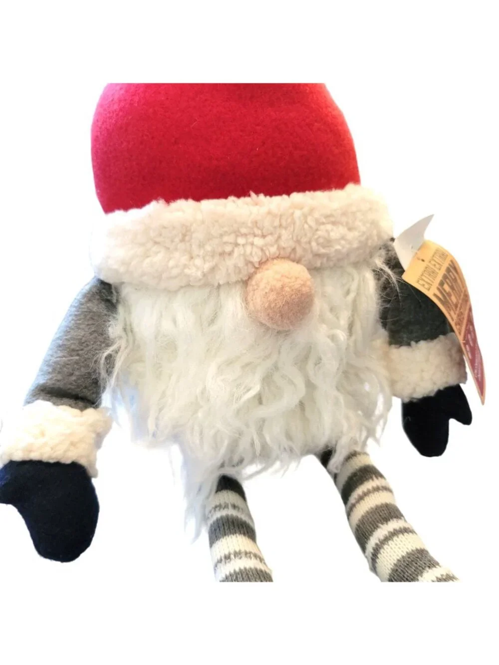 Christmas Gnome Decoration Extra! Extra! Shelf sitting Soft Plush vl1005